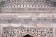 India: Koranic verse and abstract motifs on the western facade of the Taj Mahal at sunset, Agra, Uttar Pradesh